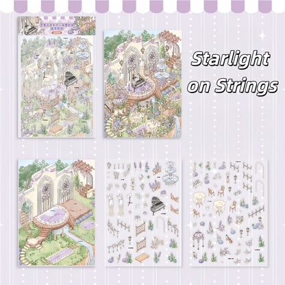 Twilight Vows 3D Sticker | 3 Cute Miniature Scenes