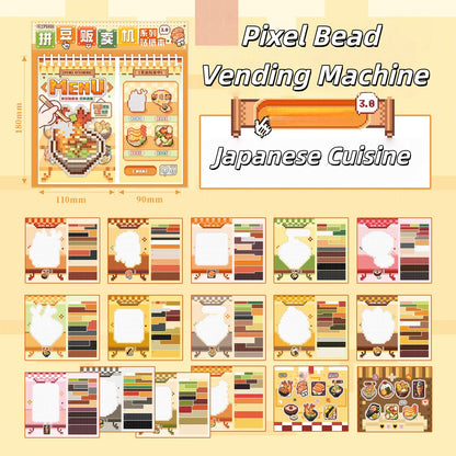 Pixel Bead Vending Machine 3D Sticker Book