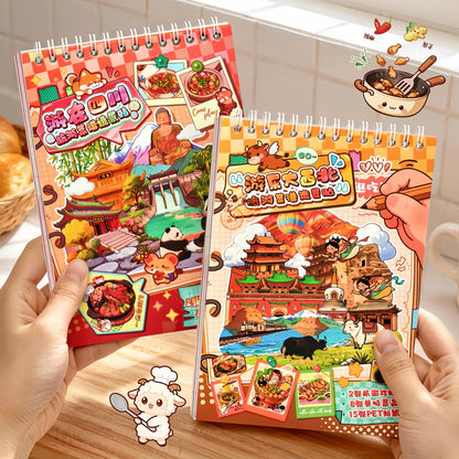 China Roaming 3D Sticker Book