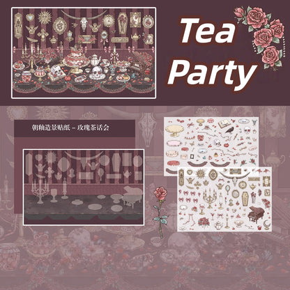 Horror Architecture 3D Sticker | 5 Cute Miniature Scenes