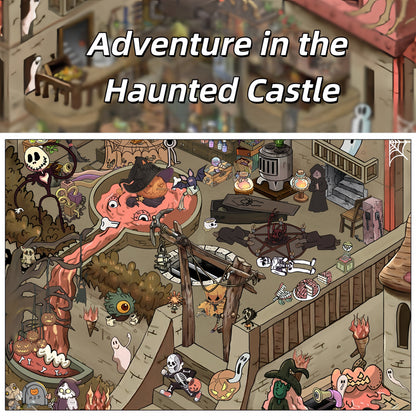 Haunting Fables 3D Sticker | 2 Cute Miniature Scenes