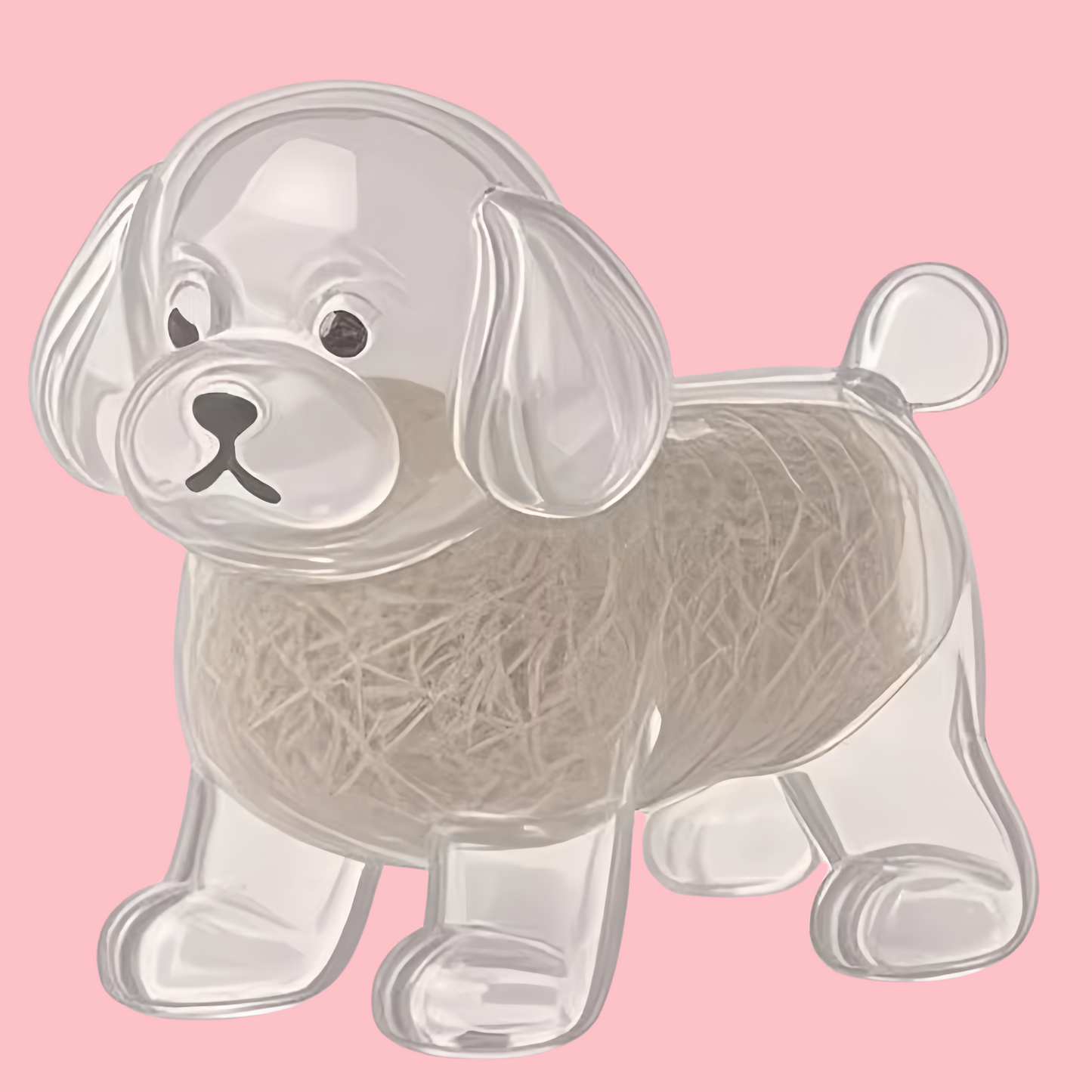 Puppy Kitty Hair Pendant Key Chain