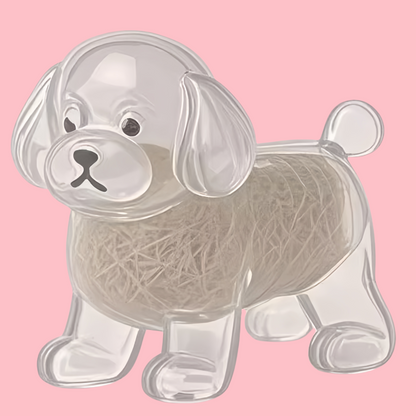 Puppy Kitty Hair Pendant Key Chain