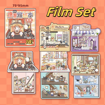 Little Wonder Rooms 3D Sticker Book