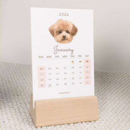 Custom Pet Photo Desktop Calendar