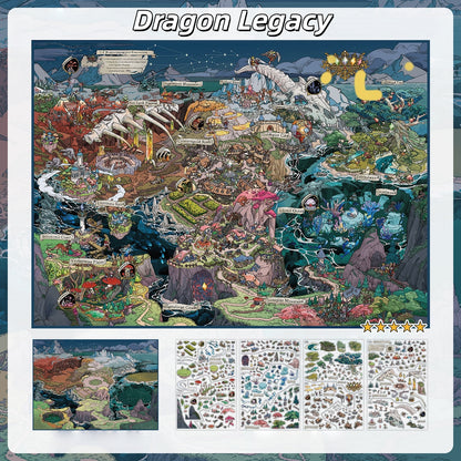Dragon Legacy 3D Sticker