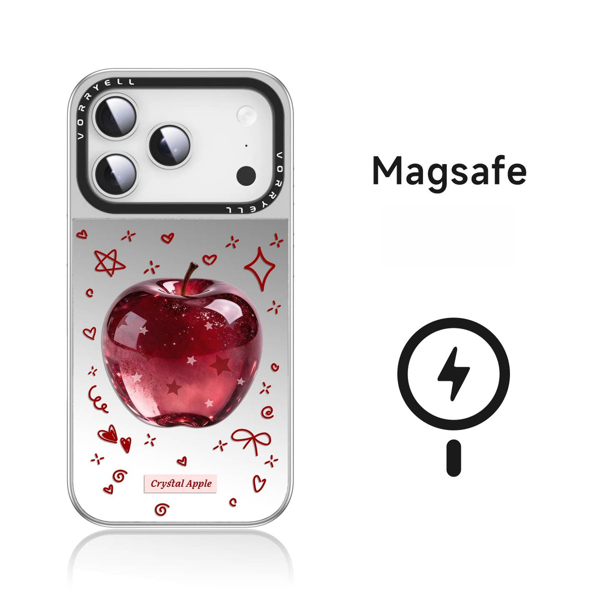 Red Glass Apple Acrylic Phone Case
