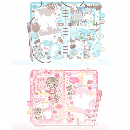 Valentine's Special 3D Sticker | 2 Cute Miniature Scenes