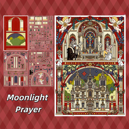 Kaleidoscope Series 3D Sticker | 2 Cute Miniature Scenes