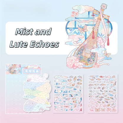 Antique Restoration 3D Sticker | 6 Cute Miniature Scenes