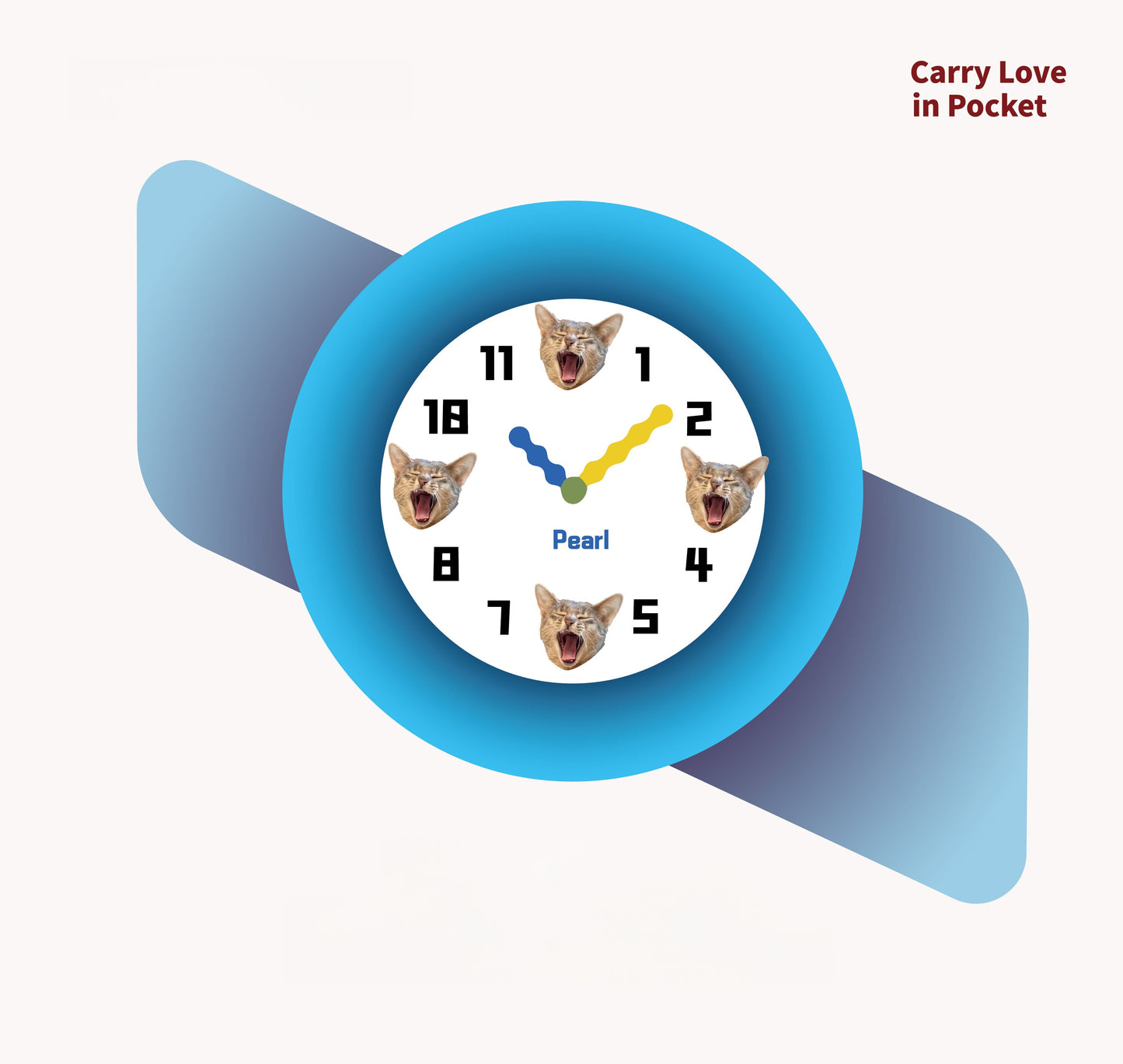 Custom Pet Photo Wall Clock