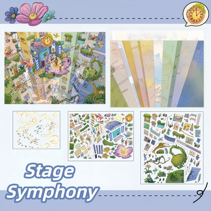 The Dreamscape 3D Sticker | 4 Cute Miniature Scenes