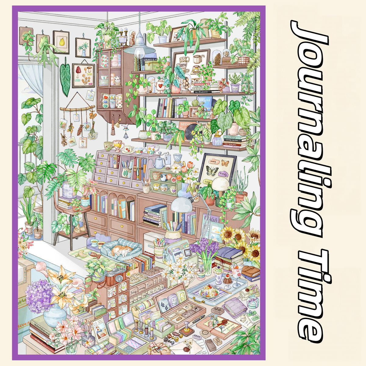 Enjoy Leisure Time 3D Sticker | 3 Cute Miniature Scenes