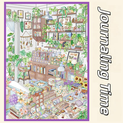 Enjoy Leisure Time 3D Sticker | 3 Cute Miniature Scenes