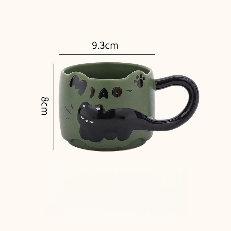 Black Kitty Ceramic Mug