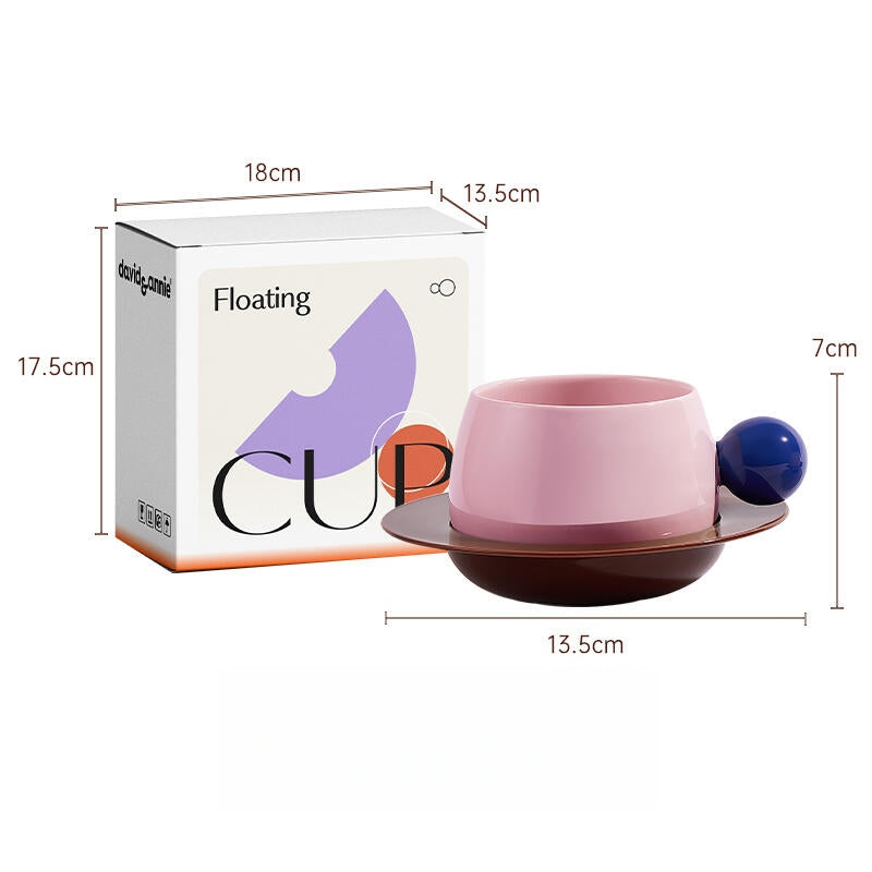 UFO Floating Ceramic Mug