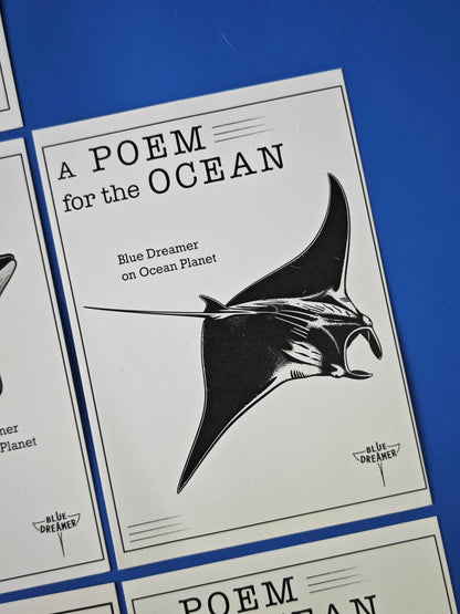 A Poem for the Ocean Temporary Tattoo