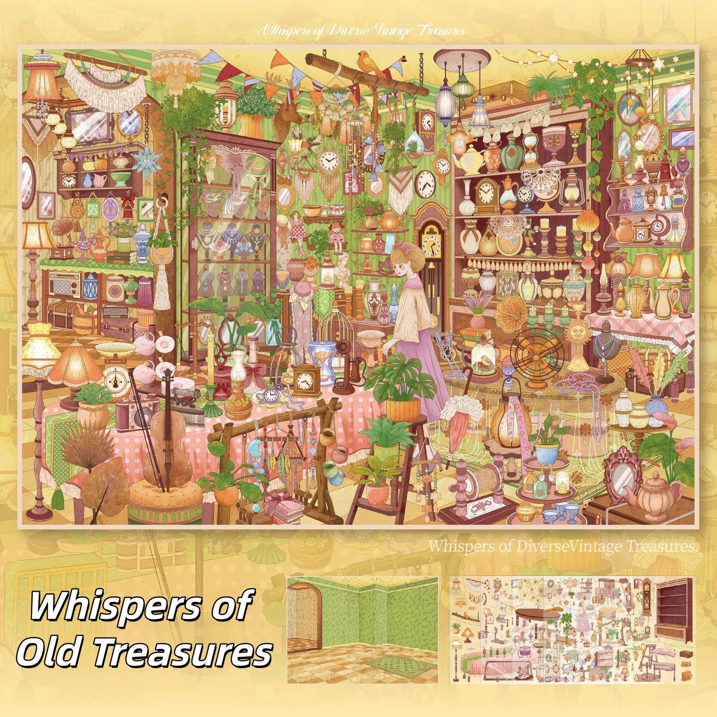 Whispers of Old Treasures 3D Sticker