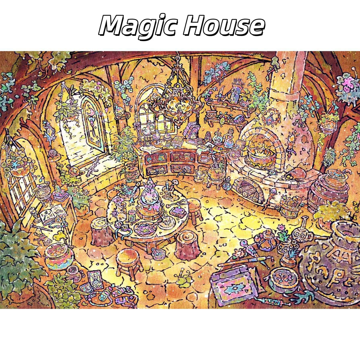 Mystic Corners 3D Sticker | 4 Cute Miniature Scenes