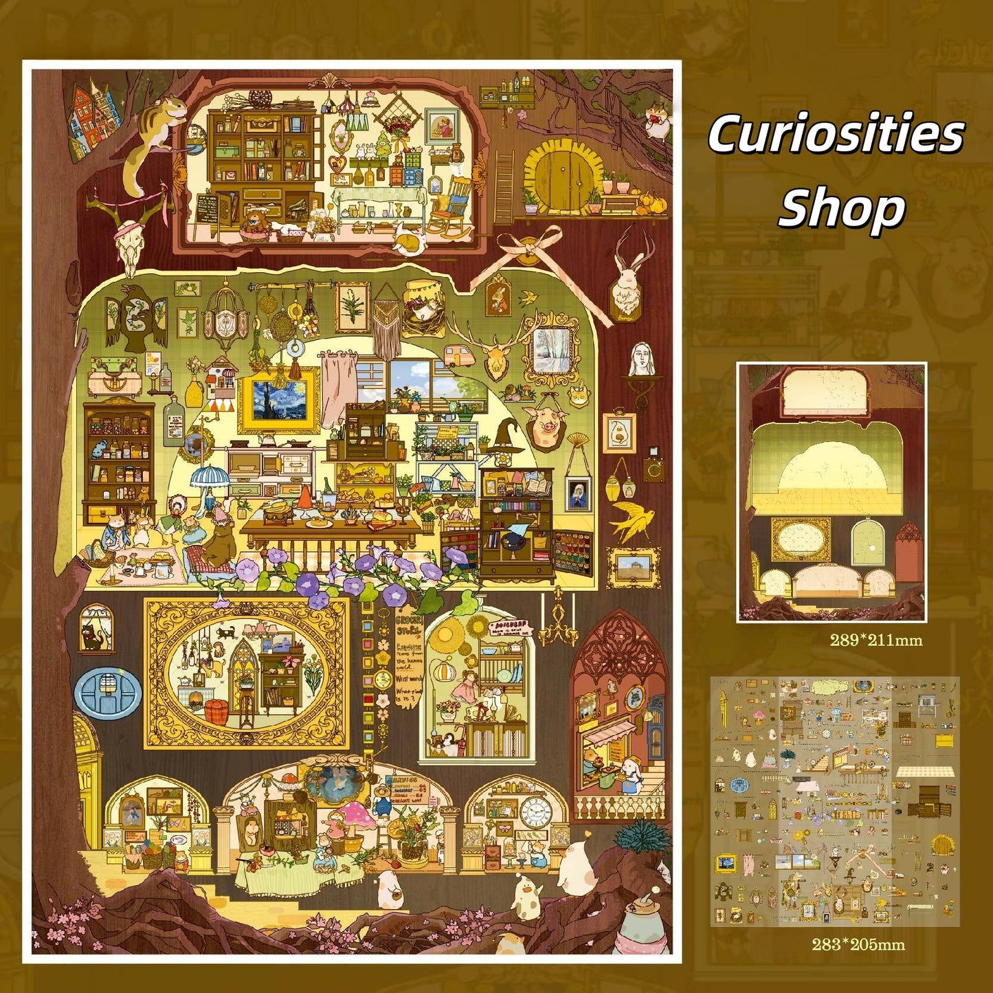 Curiosities Shop 3D Sticker