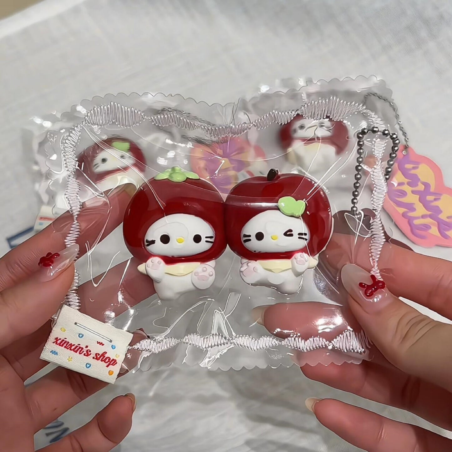 Apple Kitty 2-Pack Squishy