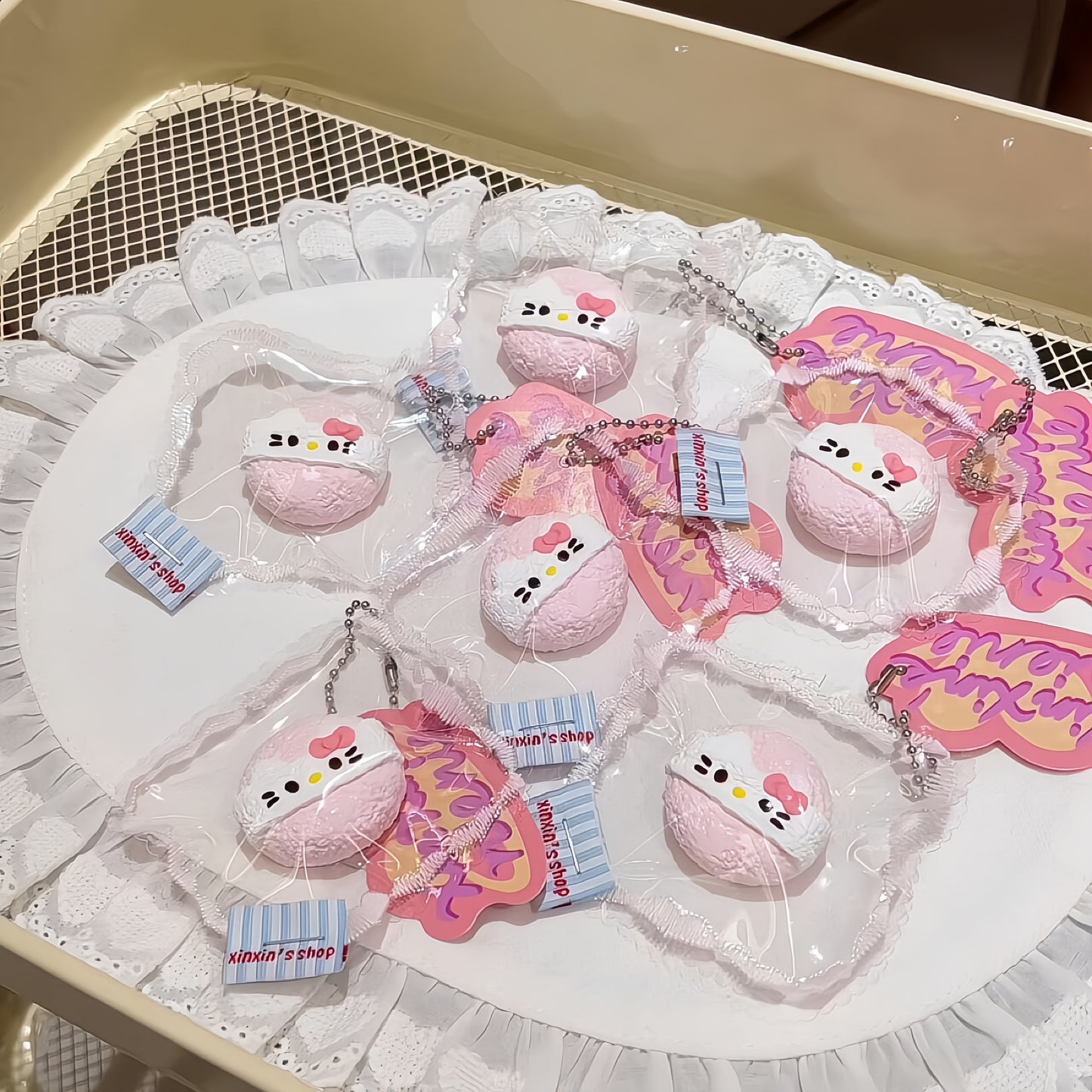 Kitty Mini Powder Puff Squishy