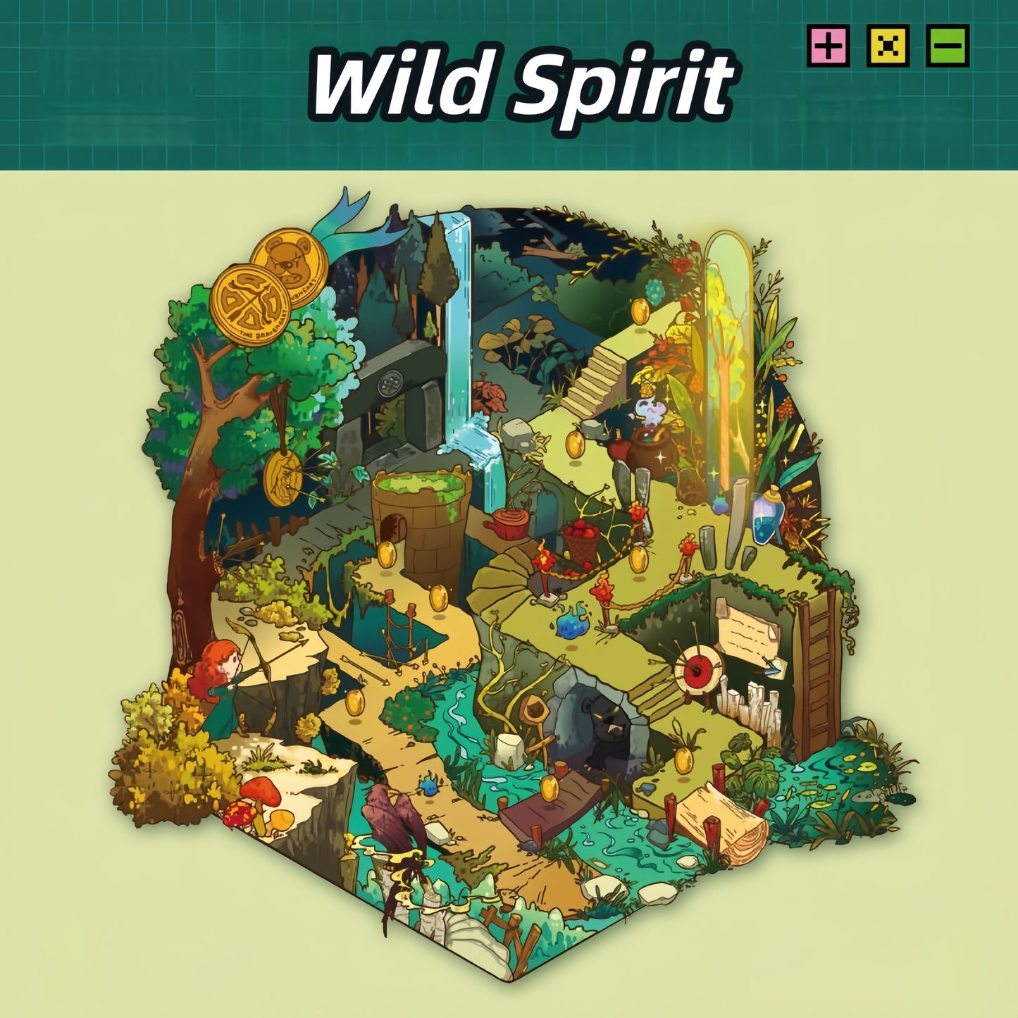 Brave Exploration 3D Sticker | 4 Cute Miniature Scenes