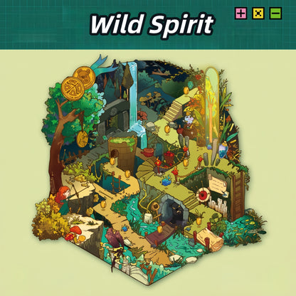 Brave Exploration 3D Sticker | 4 Cute Miniature Scenes