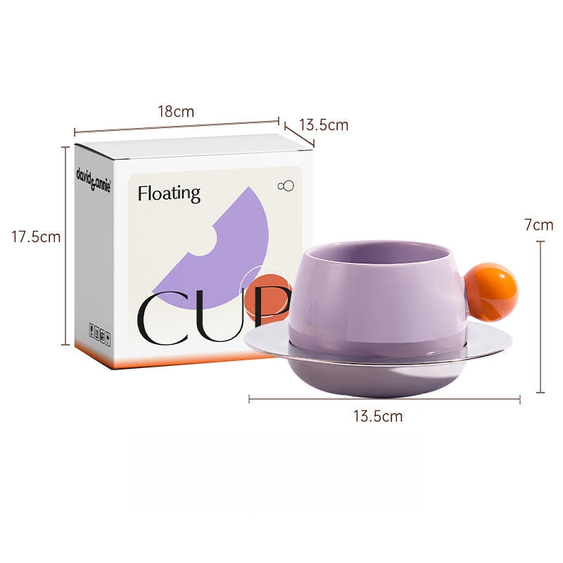 UFO Floating Ceramic Mug