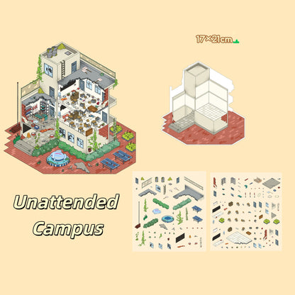 The Tapestry of Life 3D Sticker | 7 Cute Miniature Scenes
