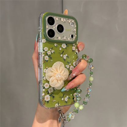 Delicate Fresh Camellia Acrylic Phone Case