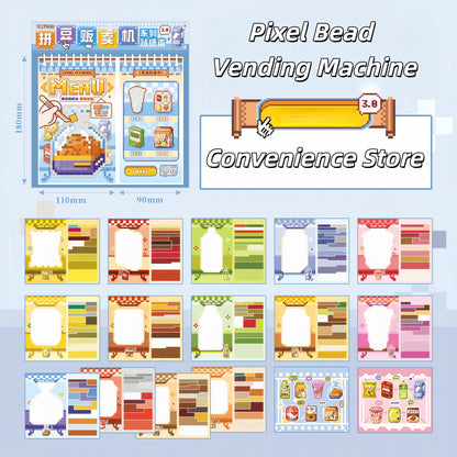 Pixel Bead Vending Machine 3D Sticker Book