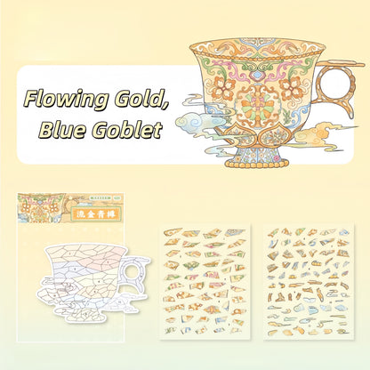 Antique Restoration 3D Sticker | 6 Cute Miniature Scenes