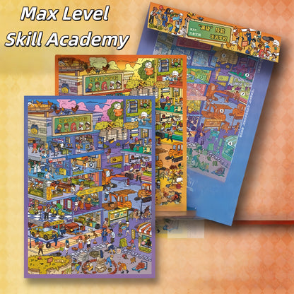 Life Experience Guide 3D Sticker | 2 Cute Miniature Scenes