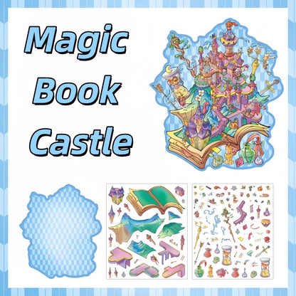 Magic World 3D Sticker | 4 Cute Miniature Scenes