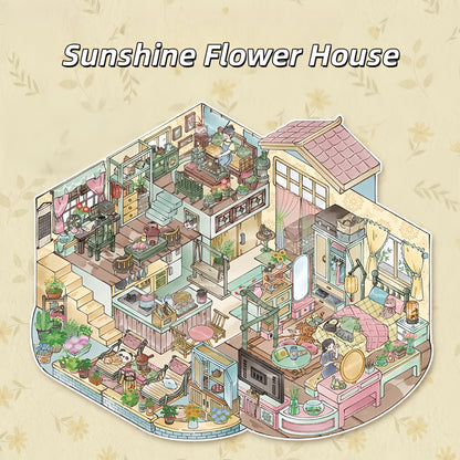 Tiny Dreamscape 3D Sticker | 3 Cute Miniature Scenes