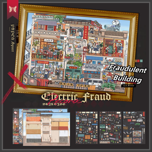 Time Traveler 3D Sticker | 3 Cute Miniature Scenes