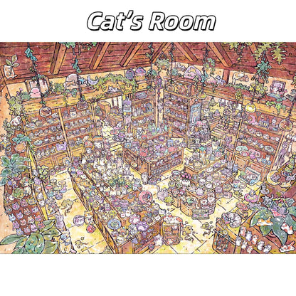 Mystic Corners 3D Sticker | 4 Cute Miniature Scenes