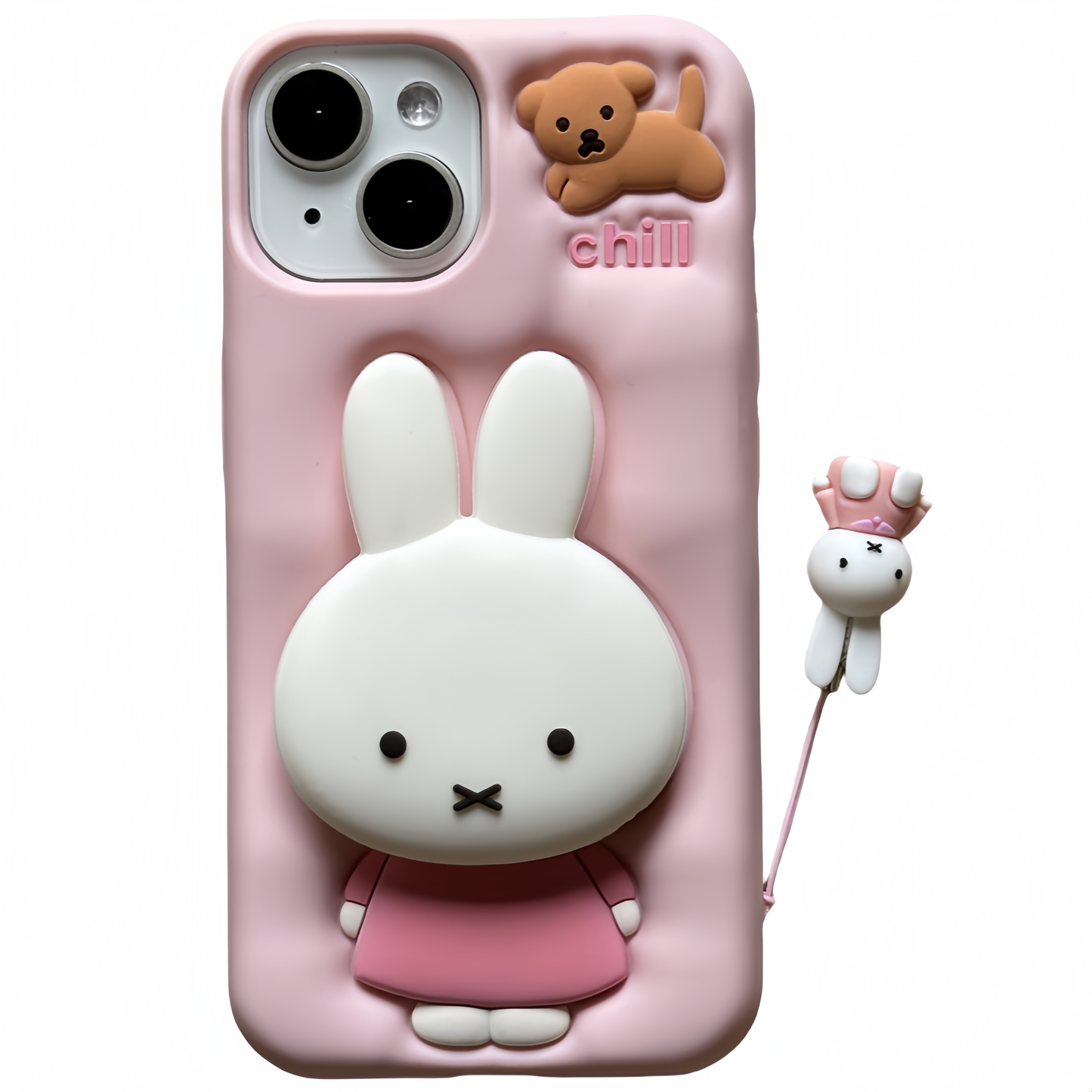 Bunny Stand Silicone Phone Case