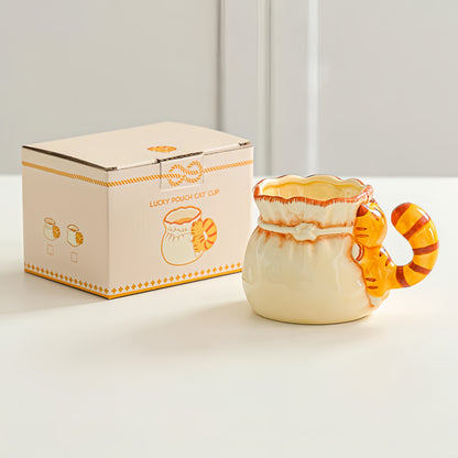 Lucky Bag Kitty Ceramic Mug