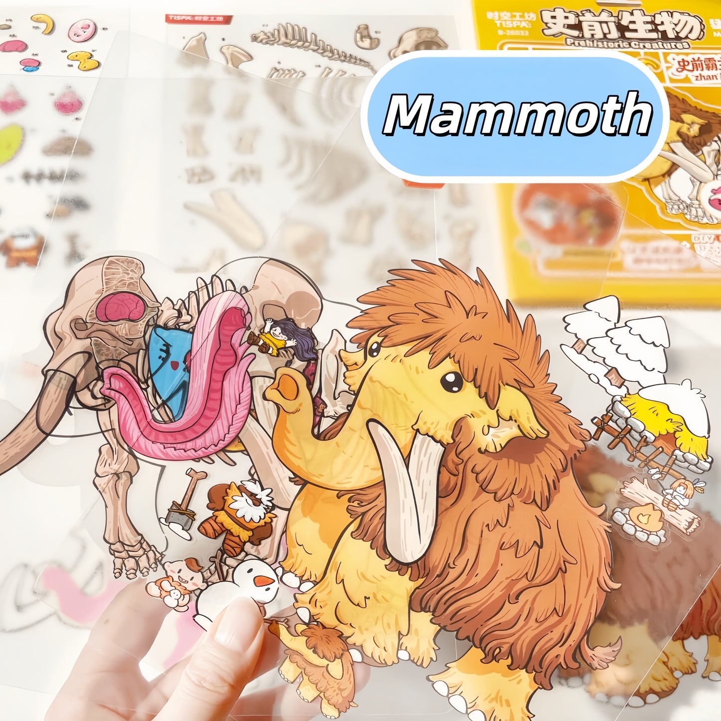 Anatomical Restoration 3D Sticker | 2 Cute Miniature Scenes