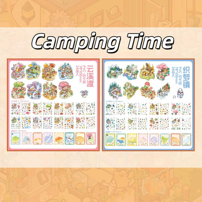 Camping Time 3D Sticker Book