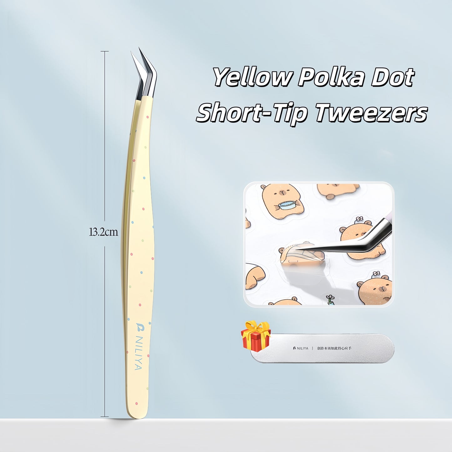 Professional Sticker Tweezers - NILIYA