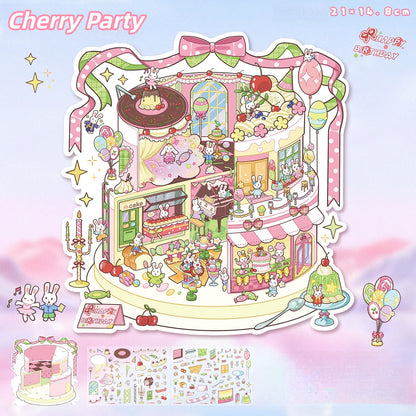 Little Joys 3D Sticker | 4 Cute Miniature Scenes