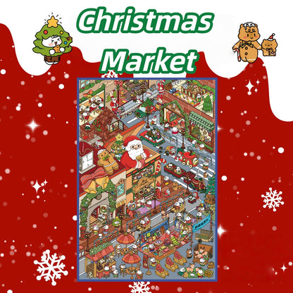 Colorful Life 3D Sticker | 6 Cute Miniature Scenes