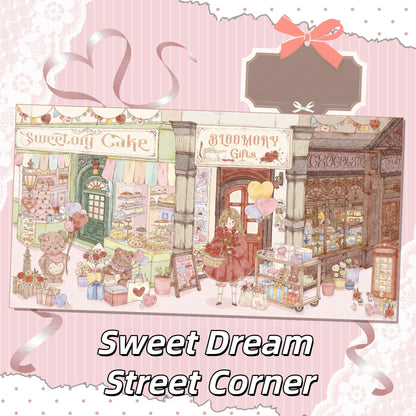 Floral Fables 3D Sticker | 2 Cute Miniature Scenes