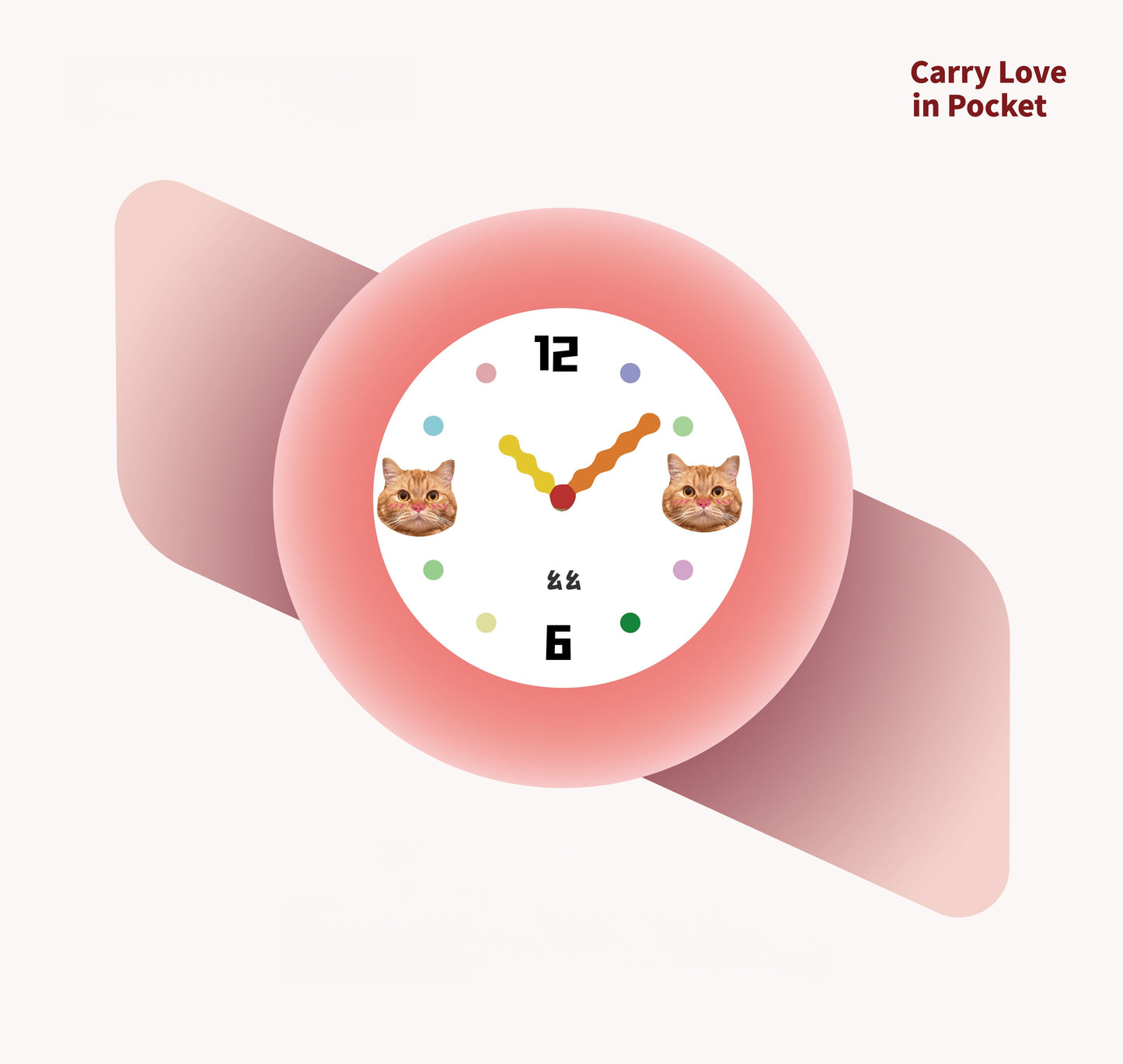 Custom Pet Photo Wall Clock