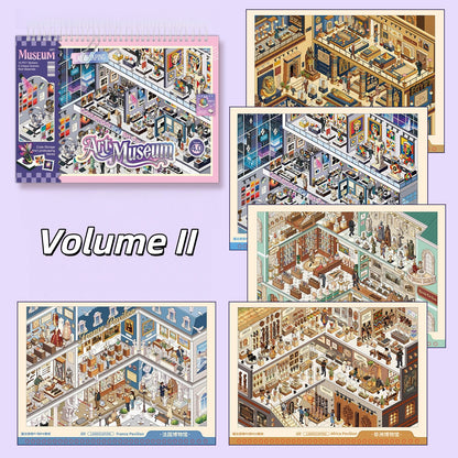 The Art Museum 3D Sticker Book