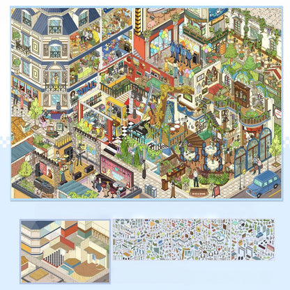 Cozy Corners 3D Sticker | 4 Cute Miniature Scenes