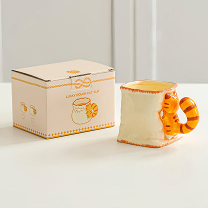 Lucky Bag Kitty Ceramic Mug